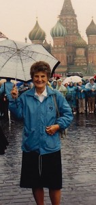 Dr. Rosalie Turton organized the Peace Flight trip to Moscow. 