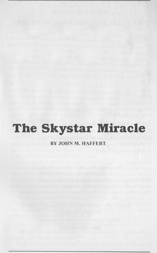 Read more about the Peace Flights in "The Skystar Miracle"